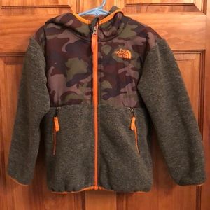 Boys North Face Hooded Fleece